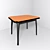 Modern MDF Table with Plastic Coating 3D model small image 1