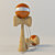 Traditional Japanese Wooden Toy: Kendama 3D model small image 1