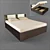 Eva Bed: Elegant Design & Superior Comfort 3D model small image 1