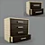 Caprice Bedside Cabinet & Chest of Drawers - Elegant & Functional 3D model small image 1