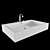 Sleek Duravit Vero Sink 3D model small image 1