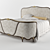 Luxurious Vivaldi Bed by Angelo Cappellini 3D model small image 1