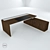 Executive E-Range Desk 3D model small image 1