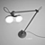 Title: Sleek LED Robot Desk Lamp 3D model small image 1