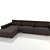 ComfortMax Sofa: Luxury meets style 3D model small image 1