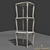 SAVIO FIRMINO 3043-A: Enchanting Carved Wooden Shelving 3D model small image 1