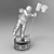 MTV Music Award Trophy 3D model small image 1