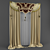 Elegant Drapery: Classical Curtain 3D model small image 1