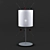 Sillux / Carrara LT 1 | Glass Pendant Light with Chrome Base 3D model small image 1