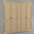 Versatile Wardrobe Storage Solution 3D model small image 1