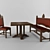 Restaurant Furniture Set 3D model small image 1