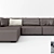 Cozy Corner Sofa 3D model small image 1