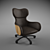 ComfortZone Armchair: Perfect for Office and Home 3D model small image 1