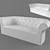 Illuminated Polyurethane Sofa 3D model small image 1