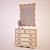 Sweet Reflection: Mon Amour Dresser & Mirror 3D model small image 1