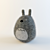 Fluffy Totoro Soft Toy 3D model small image 1