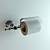 Sleek Chrome Toilet Paper Holder 3D model small image 1