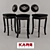 KARE DESIGN Rockstar Black Stool 3D model small image 1