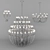 Lucecrea L'inverno - Elegant Italian 7-Light Chandelier 3D model small image 1