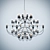 Elegant Pendant Chandelier: Flos 2097 3D model small image 1