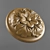 Elegant Carved Rosette 3D model small image 1