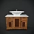 VIVA CLASSIC Wash Basin 3D model small image 1