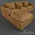 Delillah Leather Sofa 3D model small image 1