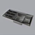 Cuadro 60 B-KER Reversible Sink 3D model small image 1