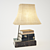 Title: Eco Vintage MDF Lamp with Books 3D model small image 1