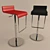 Modern Bar Chairs by Tonin Casa 3D model small image 1