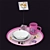 Funshine Kids Tableware Set 3D model small image 1