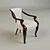 Christopher Guy 30-0032 Elegant Dining Armchair 3D model small image 1