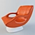 Sleek Swing Chair by Karim Rashid 3D model small image 1