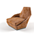 Luxury Lounge Chair: Modern Elegance 3D model small image 1