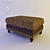 Classic Ottoman 3D model small image 1