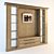 Versatile Office Storage Wall 3D model small image 1