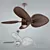 Tropical Breeze Palm Fan 3D model small image 1