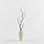 Textured Branch in Vase 3D model small image 1