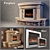 Marble and Stone Electric Fire 3D model small image 1