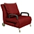 Elegant Bonaldo Arturo Chair 3D model small image 1