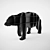 Bear Shaped Shelf - Joe 3D model small image 1