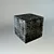 Metal Cube Decor: Elegant and Contemporary 3D model small image 1