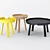 Sleek Scandinavian Coffee Tables 3D model small image 1