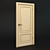 Gold Bronze Patina Door 3D model small image 1