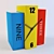 Book Stack Clocks 3D model small image 1