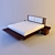 Exquisite Palm King Bed 3D model small image 1