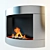 Nordic Flame Biofireplace 3D model small image 1