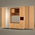 Cabinetry Maroon 3D model small image 1