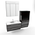 Modern Bathroom Furniture: PELIPAL BARLO 3D model small image 1