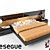 Styl Bed with Illuminated Headboard 3D model small image 1